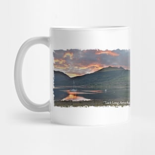 Sunset over Loch Long, Arrochar, Scotland Mug